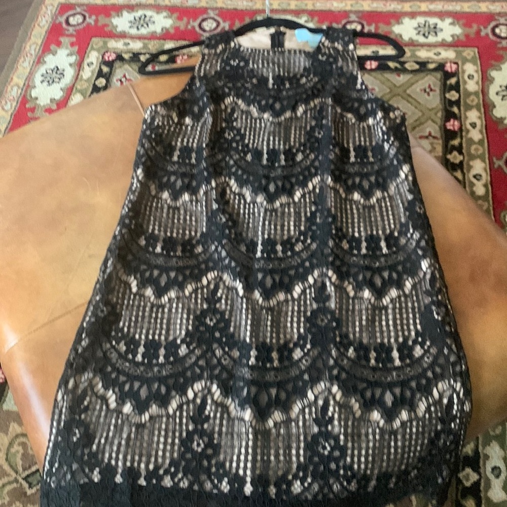 CeCe sleeveless black dress. Size 4